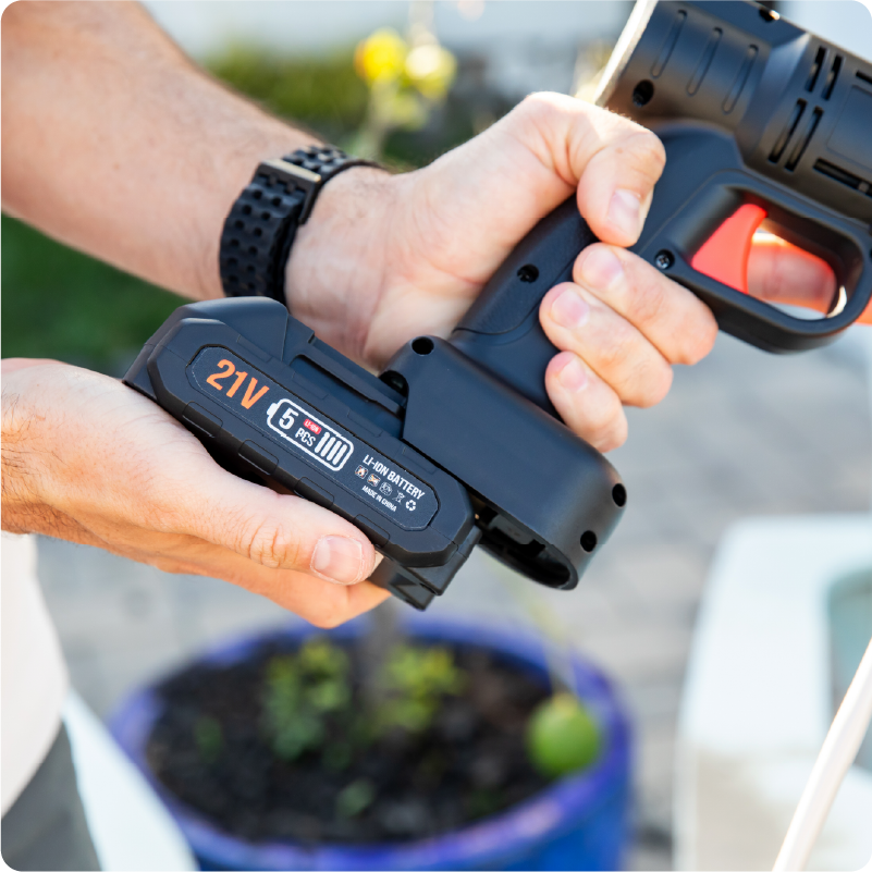 21V Lithium-ion rechargeable battery