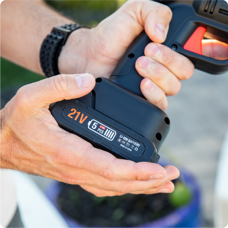 21V Lithium-ion rechargeable battery